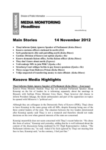 Headlines 14 November