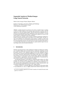 sequential analysis of medical images using neural networks