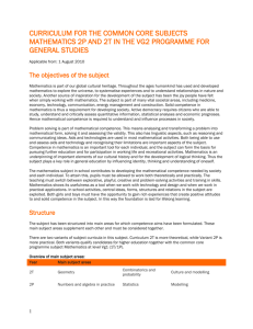 Vg2 programme for general studies