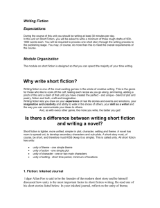 Writing Fiction - Supporting-ELA