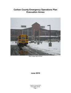 Evacuation Annex