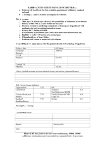 Rapid Access Chest Pain Clinic referral form