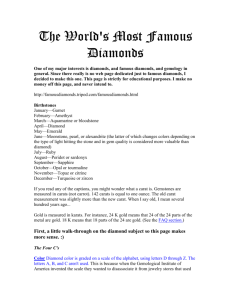 The World`s Most Famous Diamonds