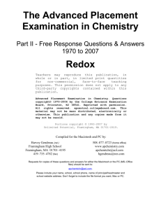 Redox - Chemmybear.com
