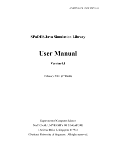 User Manual - School of Computing - National University of Singapore