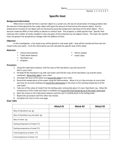 Specific Heat