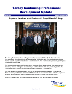 Torbay Continuing Professional Development Update