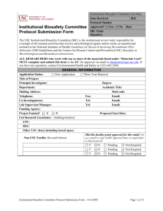 IBC Protocol Amendment Form