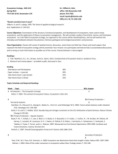 BISC 619 - Biology