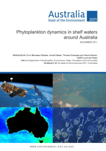 Phytoplankton dynamics in shelf waters around Australia