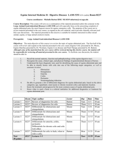 Enteritis and Colitis - University of Georgia College of Veterinary