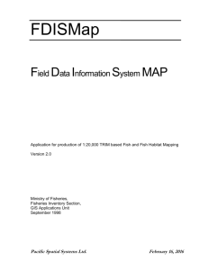 FDISMap Version 2.0 - Ministry of Environment