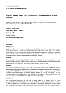 Imaging Studies after a First Febrile Urinary Tract Infection in Young