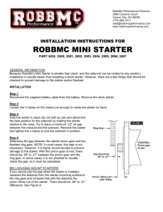 ministarter - RobbMc Performance Products