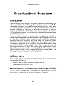 Organizational Structure - Egyptian Doctor`s Guide