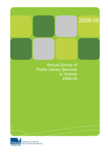 2008-09 Annual Survey of Victorian Public Libraries Part 1 (DOC