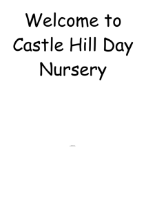 prospectus - Castle Hill Day Nursery