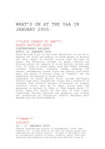 Download: What`s On At The V&A In January 2005 (Word file, 37 KB)