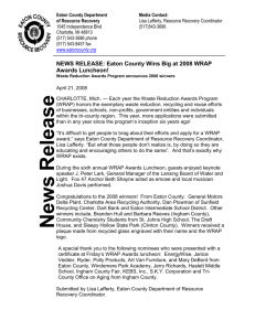 WRAP Re-Cap - Eaton County