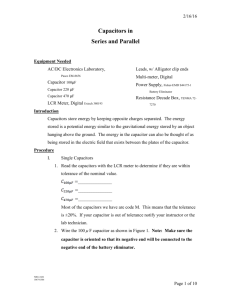 LOC10b Capacitors in Series and Parallel
