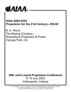 AIAA-97-XXXX - Alternate Wars