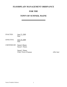 floodplain management ordinance