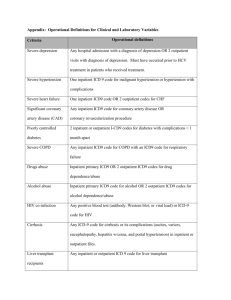 Table 1: Baseline characteristics of HCV RNA positive