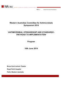 Program - Western Australian Therapeutics Advisory Group
