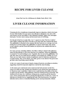 RECIPE FOR LIVER CLEANSE