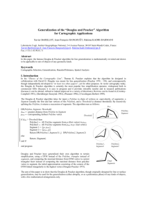 Generalization of the “Douglas and Peucker” Algorithm