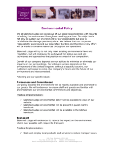 Environmental Policy ()