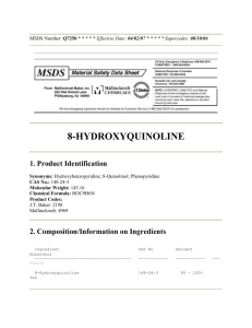 8-Hydroy quinoline