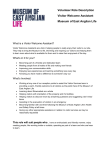 Volunteer Job Description - Museum of East Anglian Life