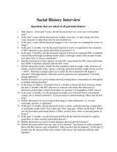Social History Interview