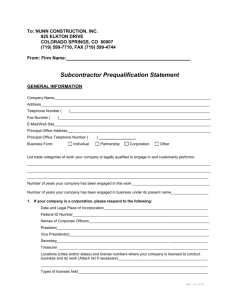Subcontractor Pre-Qual Form (Word document).