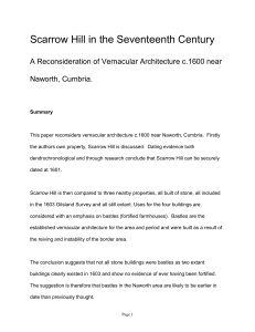 Scarrow Hill in the Seventeenth Century. A Reconsideration of