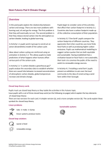 Overview In this pod pupils explore the relationship between carbon