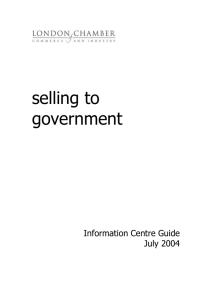 selling to government departments