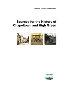 Chapeltown and High Green Community History v1-0