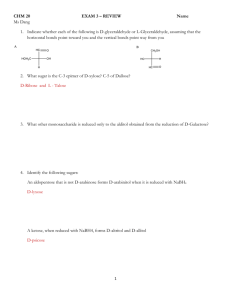 CHM 20 EXAM 3 – REVIEW Name Ms Dang Indicate whether each