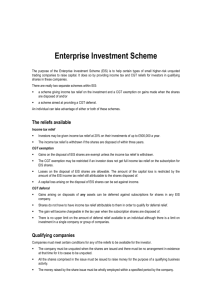Enterprise Investment Scheme