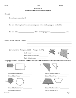 Geometry Worksheet