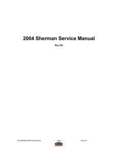 2004 Sherman Service Manual