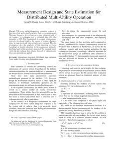 II. Evaluation of Measurement System