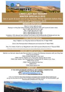 View Winter Specials - Links Lady Bay Golf Course