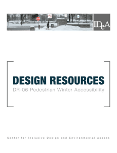 Issue and its importance to universal design and to - UD E