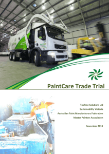 Document | DOC | 8286KB PaintCare Trade Trial 2013