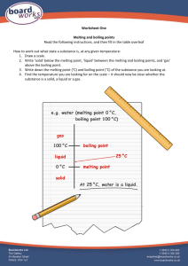 heating curve worksheet