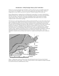 Introduction: A Brief Geologic history of the North Shore