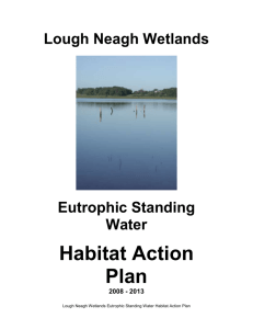 5.1. Eutrophic Standing Water Habitat Action Plan